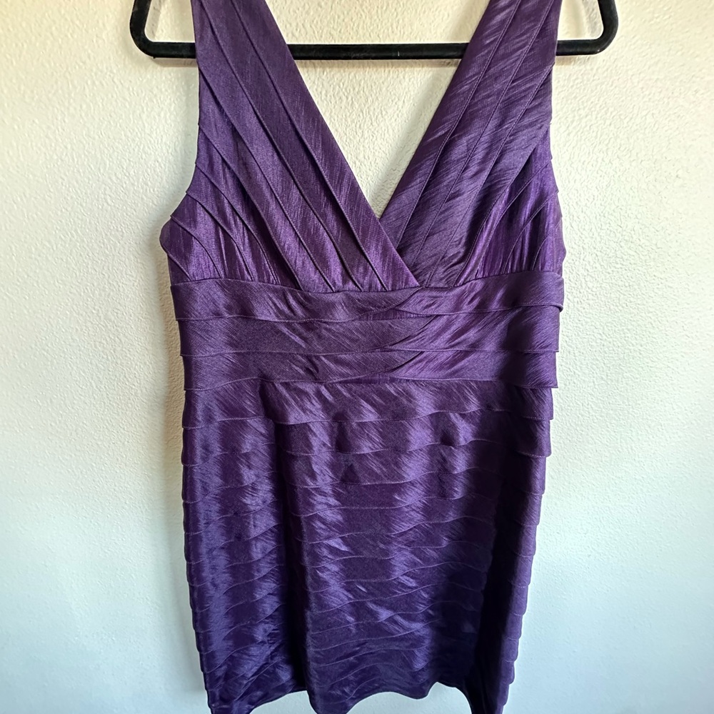 Adrianna Papell Deep Purple Dress
